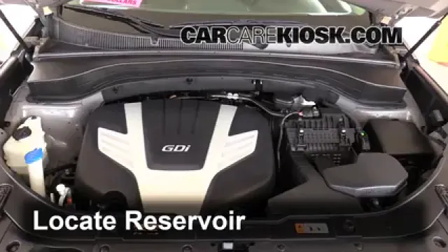 2014 Kia Sorento EX 3.3L V6 Liquide essuie-glace Ajouter du liquide